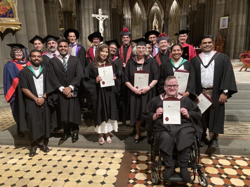 CTC Students at the 2023 University of Divinity graduation